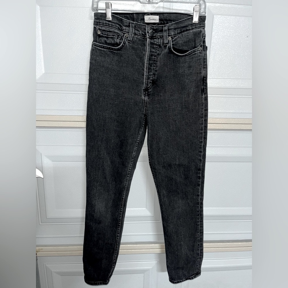 Women’s Rowan Button Fly Black Jeans 28